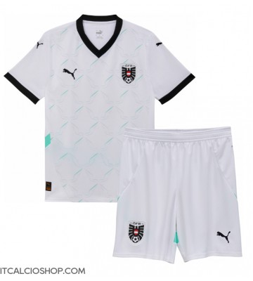 Austria Seconda Maglia Bambino Europei 2024 Manica Corta (+ Pantaloni corti)